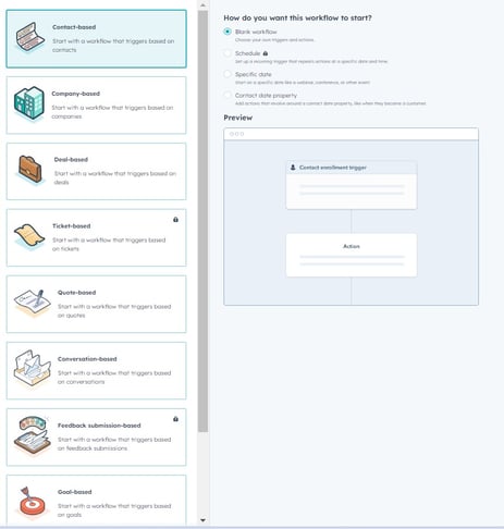 HubSpot Workflow Objects