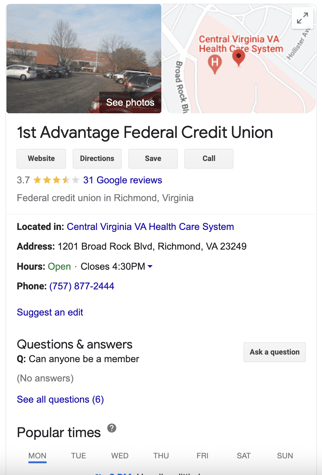 Search results paid ads