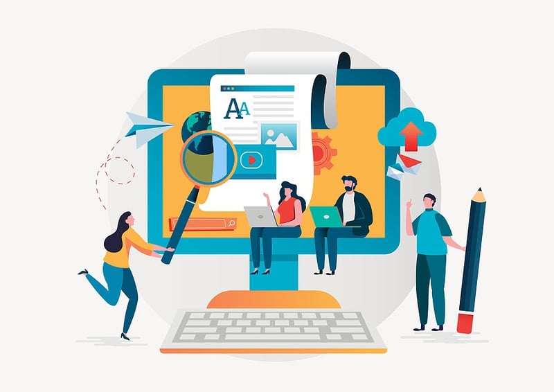 Content marketing graphic