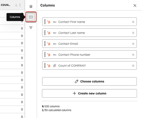 data-management-customize-columns