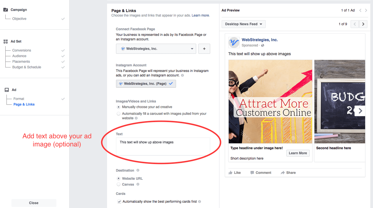 How To Create, Customize & Edit A Facebook Carousel Ad