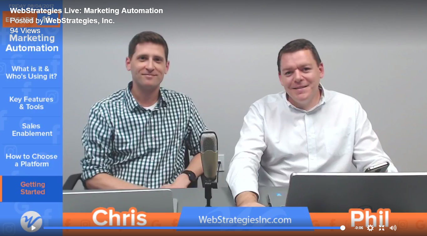 Marketing Automation: What You Need To Know [Facebook Live]